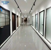Puerta de Baño de Aleación de Aluminio de 70 mm de Espesor, Modelo para Uso en Villas y Escuelas, Fábrica de Puertas en Filipinas, Personalizable