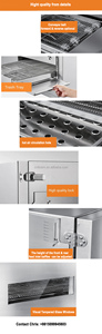 <span class=keywords><strong>Forno</strong></span> <span class=keywords><strong>Elettrico</strong></span> a Convezione d'Aria Calda con Nastro Trasportatore per <span class=keywords><strong>Pizza</strong></span>, per Ristoranti Fast Food Commerciali - Product Image 6