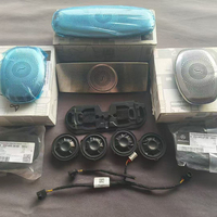 Untuk mercedes-benz S Class W222 S400 S500 lampu suasana Speaker bercahaya atap belakang langit-langit mobil 64 warna kondisi baru
