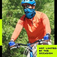 Masque de ski intégral respirant avec logo personnalisé, protection solaire, masque de cyclisme extérieur pour le sport, logo imprimé, masque de ski et de cyclisme