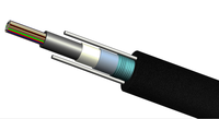 Armazón de luz de 2 ~ 12 núcleos para exteriores, Cable de fibra óptica de modo único GYTXW para uso de cámara de vigilancia CCTV, precio al por mayor