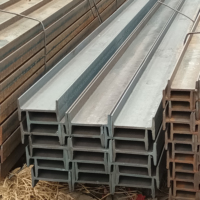 Fabrication de poutres en H structurelles, qualité Q235, utilisation en construction, laminage à chaud, soudage, pliage