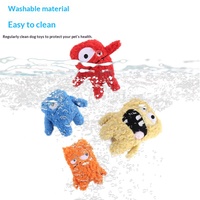 Jouet pour chien en peluche de dessin animé monstre original, qui couine et qui fait mâcher, pour chiens