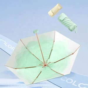 Parapluie de poche compact super léger à 5 plis avec protection UV et logo imprimé - Product Image 3