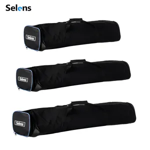 Selens 120cm sac de transport rembourré avec sangle pour trépied de support de flèche légère