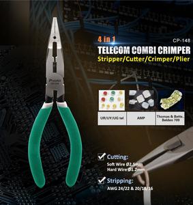 مجموعة أدوات إصلاح الشبكة من Proskit لتركيب الشبكة مع كماشة العقص متعددة المتر مفك البراغي - Product Image 6