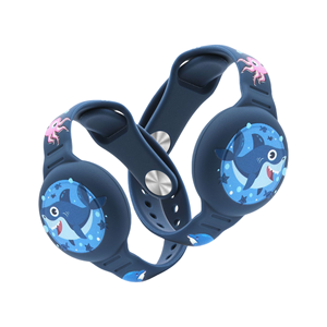 <span class=keywords><strong>Bracelet</strong></span> étanche pour enfants, support de suivi anti-perte en silicone pour <span class=keywords><strong>Apple</strong></span> AirTag, étui de protection <span class=keywords><strong>avec</strong></span> un design de dessin animé mignon - Product Image 1