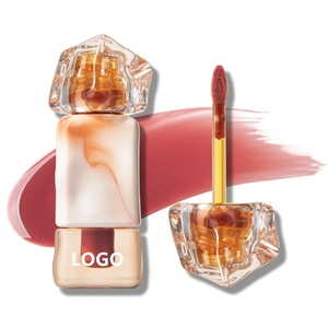 Plombier pour les lèvres de maquillage avec logo personnalisé, brillant teinté non collant, hydratant, finition brillante, huile pour les lèvres légère et brillante - Product Image 3