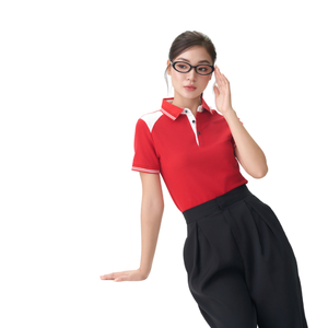 Deux tons 260gsm polyester spandex 95/5 séchage rapide résistant aux rides affaires décontracté polo en gros/au détail - Product Image 1