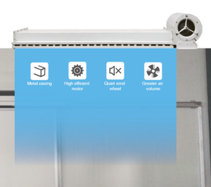 <span class=keywords><strong>Rideau</strong></span> d'air Porte d'entreposage frigorifique <span class=keywords><strong>Rideau</strong></span> d'air industriel commercial spécial à grand volume d'air - Product Image 4