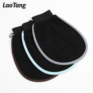 Natural 250D Marruecos Kessa Scrub Guante de baño Estilo simple Exfoliante Guante corporal de Hanman - Product Image 4