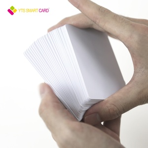 YTS Factory Price PVC Waterproof Plastic Gift Membership White Sublimation <b>Blanks</b> Card - Product Image 6