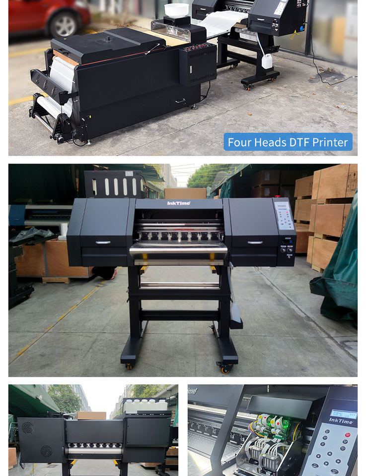 High Quality Fresh Colorful Dtf Printer 60cm 4 Heads I3200 Dtf Printer ...