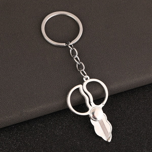 Mini herramienta de utilidades de Metal 3D creativa, llaveros, martillo de simulación, alicates, pala, destornillador, herramientas de combinación, llavero - Product Image 2