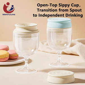 <span class=keywords><strong>Vaso</strong></span> Infantil de PP al por Mayor y Personalizado, Nuevo Diseño, <span class=keywords><strong>Vaso</strong></span> Antiderrames para Bebés con Tapa y Escala, Libre de BPA - Product Image 5