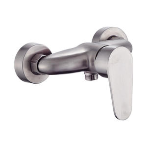 Grifo de Ducha Empotrado en Pared de Acero Inoxidable 304, Monomando con Válvula de Cerámica, Mezclador de Agua Fría y Caliente para Baño - Product Image 1