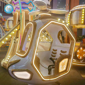 <span class=keywords><strong>Motif</strong></span> de Noël personnalisé en plein air doré avec auto-contrôle en avion à vendre au parc d'attractions - Product Image 4