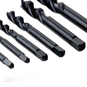 Double-rider Hardware Spiral Flute Tap Set M3 M12 Coarse Thread Taps For Nonferrous Metals Threading Tools - Product Image 1