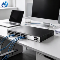 Switch de Red de Acceso Gigabit POE Serie 5731-S24P4X para el Hogar con Funciones SNMP y QoS, Modelo S5700