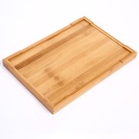 Vente en gros de plaque en MDF poli personnalisé plateau de service planche de bois vintage avec modèle personnalisé pour l'organisation de la maison