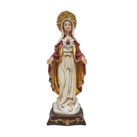 Cadeau catholique en résine chrétienne personnalisée articles de cadeaux religieux catholiques statue de figurine de Vierge Marie Madonna
