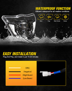 Ensemble de phare LED MS-YMHH426 Morsun pour 2013-2023 Yamaha WRF250/400/426/450 TTR WR XT MX <span class=keywords><strong>Enduro</strong></span> accessoires LED de moto - Product Image 5