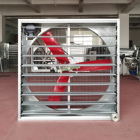 Grand ventilateur d'extraction industriel de ventilation commerciale murale de 1530mm 60 pouces avec persiennes