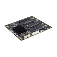 Carte d'extension PCIe Gen4 X16 4/5 emplacements avec switch PEX88096 et SlimSAS SFF-8654 pour GPU double largeur et cartes réseau – En stock