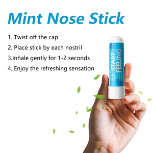 4-in-1Premium Mint Herbal Nasal Inhaler Combo Natural Ingredients & <b>Essential</b> <b>Oils</b> Prevents Drowsiness Relieves Nasal Congestion - Product Image 6