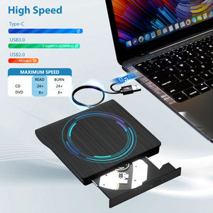 <span class=keywords><strong>Lecteur</strong></span> CD/DVD externe USB 3.0 Type-C, <span class=keywords><strong>graveur</strong></span> de CD/DVD externe, <span class=keywords><strong>lecteur</strong></span> optique portable ultra-mince pour ordinateur portable - Product Image 2