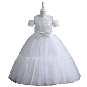 Vestido <span class=keywords><strong>de</strong></span> Princesa Plegable para Fiesta <span class=keywords><strong>de</strong></span> Niña <span class=keywords><strong>de</strong></span> 6 Años, Vestido <span class=keywords><strong>de</strong></span> Novia Floral <span class=keywords><strong>de</strong></span> Alta Gama - Product Image 5