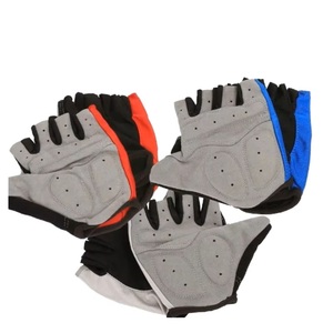 Guantes de Gimnasio de Medio Dedo CLASSPO |   Guantes de Ciclismo y Levantamiento de Pesas de Cuero Sintético con Cierre de Velcro al por Mayor - Product Image 1