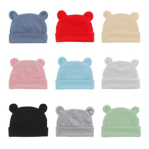 Nouveau <span class=keywords><strong>bonnet</strong></span> pour bébé, couleur unie, oreilles de <span class=keywords><strong>Mickey</strong></span>, <span class=keywords><strong>bonnet</strong></span> uni, motif simple, unisexe, pour bébé de 0 à 6 mois - Product Image 6