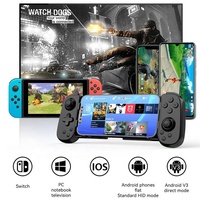 Manette de jeu mobile extensible |   Accessoires de jeu vidéo sans fil D6 pour téléphone, manette de jeu, poignée pour Android, iOS, PC