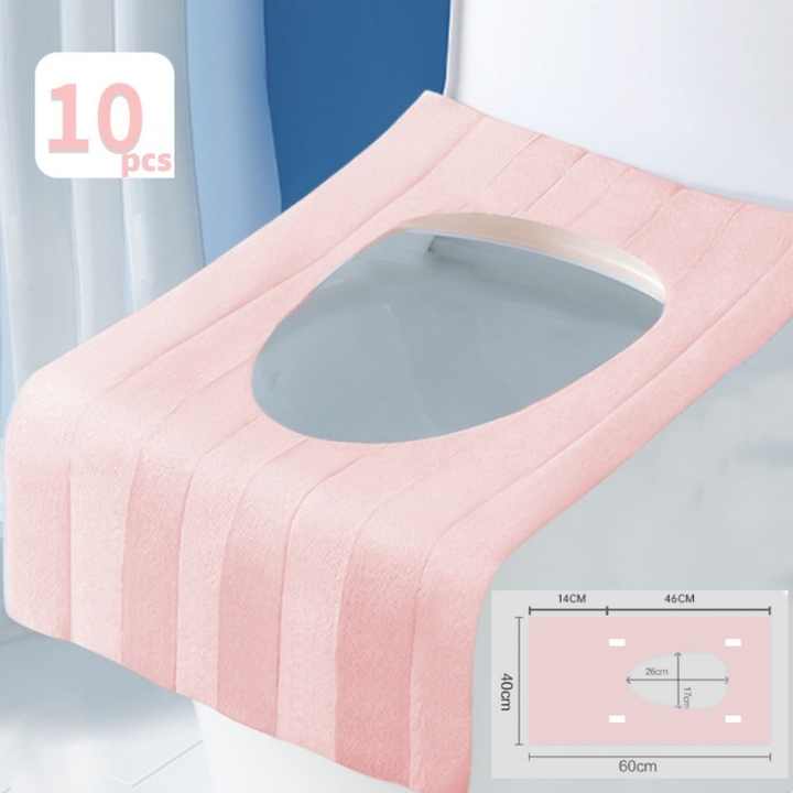 30 Pack Toilet Seat Covers Disposable, Large Waterproof - View #2