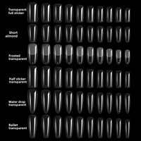 Vente en gros, Ongles artificiels français ultra-minces à doigts entiers, Patch amovible transparent pour ongles étendus, nouveau design sans trace