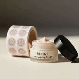 Custom Clear <b>Transparent</b> Anti-Counterfeit Hologram Adhesive <b>Sticker</b> Sheet for Cosmetic & Perfume Use - Product Image 1