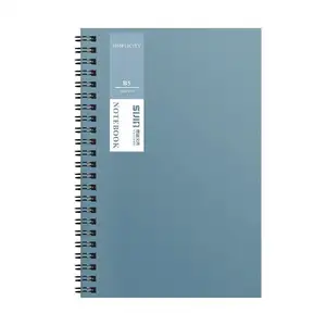 Cuaderno a granel de tapa dura personalizado al por mayor A6 A5 A4 A3 tamaño papel Kraft espiral cuaderno personalizado