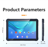 Tableta Robusta 4G LTE con Escáner de Códigos de Barras 1D/2D para el Seguimiento Logístico Global
