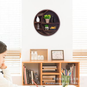 Creative House Hold Items Wall-Mounted <strong>Showing</strong> Stand for Wall Multifunctional Wooden Hanger Family Storage <strong>Rack</strong> - Product Image 3