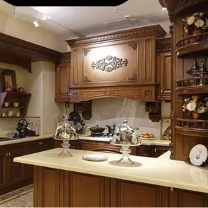 SANTOPOVA Premium Custom Solid Wood <b>Cabinets</b> American Kitchen & Full-House Solutions for Export - Product Image 1