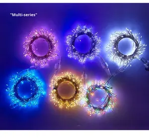 Luce LED pendente in fibra ottica a forma di medusa IP65 lampadario di natale IP65 Bar KTV che cammina Street Festival decorazione di luce - Product Image 6