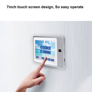 Lermom IP65 Étanche 7 pouces Bouton Physique Moniteur sonnette <span class=keywords><strong>Visiophone</strong></span> 4 Fils Interphone Vidéo pour Villa - Product Image 5