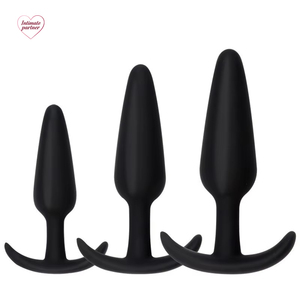 3 Piezas de Tapones Anales de Silicona para Entrenamiento Sexual para Principiantes, Masajeador de Próstata, <span class=keywords><strong>Dilatador</strong></span> Anal y Bolas Anales, Entrenador Sexual Anal - Product Image 1