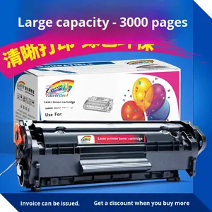 Cartuccia Toner Hongtu Q2612A <span class=keywords><strong>per</strong></span> <span class=keywords><strong>Stampanti</strong></span> <span class=keywords><strong>Laser</strong></span> <span class=keywords><strong>HP</strong></span> 1010, 1012, 1015, 1018, 1022 - Stampa in Bianco e Nero di Alta Qualità - Product Image 4