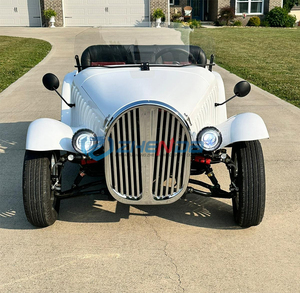 Meilleur prix pour une voiture classique blanche, nouvelle voiture électrique rétro classique, mini-voiture vintage à 2 places, voiture de tourisme à vendre - Product Image 5