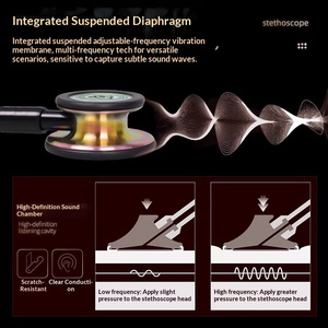 Nuevo Estetoscopio Modelo Doble Cara para Estudiantes de Medicina, Uso Pediátrico y Fetal, Receptor de Latidos del Corazón del Embarazado - Product Image 6