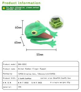 Marioneta de Mano de Dinosaurio para Niños, Juguete Divertido de Plástico TPR Suave - Product Image 6