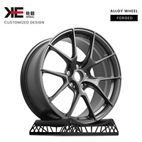Jantes en aluminium forgé gris canon 5x120 5x114.3 18 19 20 21 22 pouces pour Porsche Toyota Mustang BMW M4 E92 F30 G20 G80