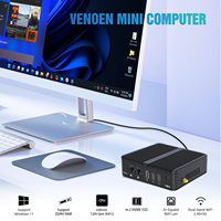 Gran oferta, Mini PC Industrial portátil NUC Sin ventilador, caja nueva Win7 C2D/8/10/11 Linux Quad Core, arranque automático sin disco J6412 J6413 DDR4